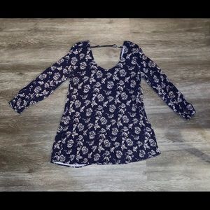 Wet seal patterned dress